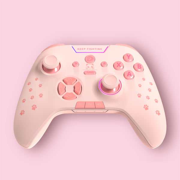 Pink Kitty Paws - Dareu H105 - New Wireless Bluetooth Game Controller
