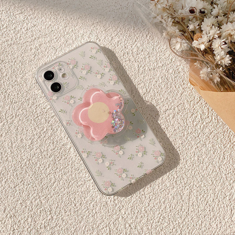Spring Flower iPhone Case With Applicable Bracket
