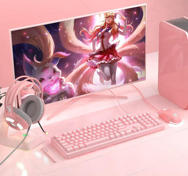 Pink Ray AJ52 - USB RGB Wired Gaming Mouse