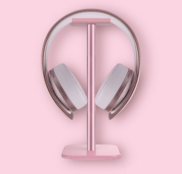 Pink Desk Headphones Stand