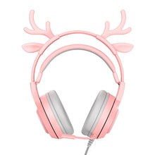 Load image into Gallery viewer, Pink Elk Ear - Gaming Headset (SYTO -SY- G25)
