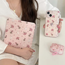 Load image into Gallery viewer, Floral Pink iPad Case
