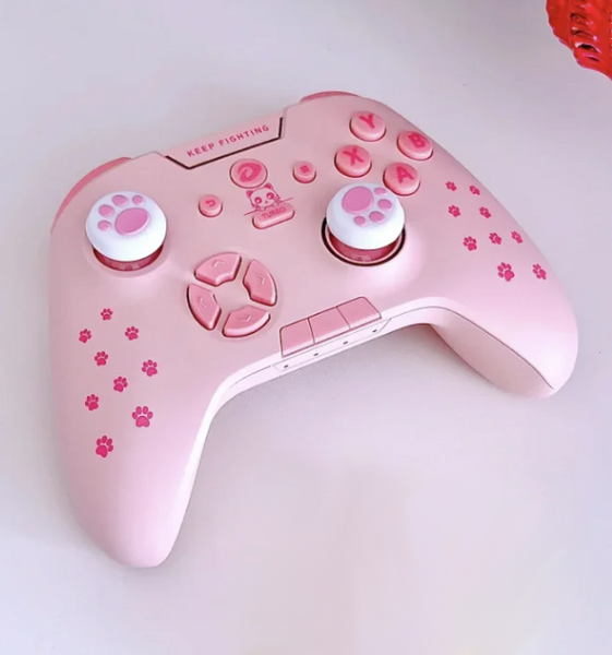 Pink Kitty Paws - Dareu H105 - New Wireless Bluetooth Game Controller