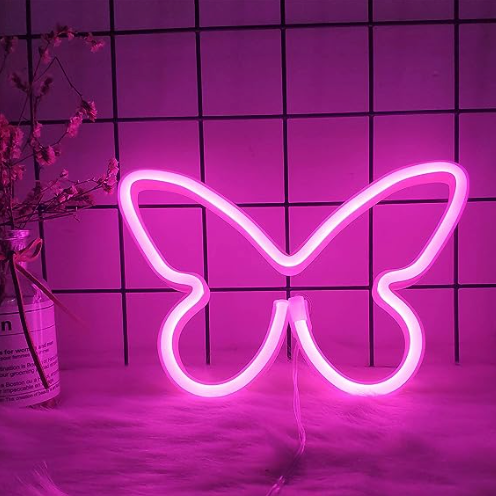 LED Light - Pink Butterfly