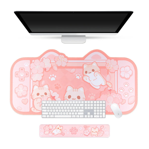 Cherry Blossom Cats - Wrist Rest