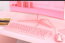 Cargar imagen en el visor de la galería, DSK100 - Teclado Rosa Ergonómico - 104 teclas
