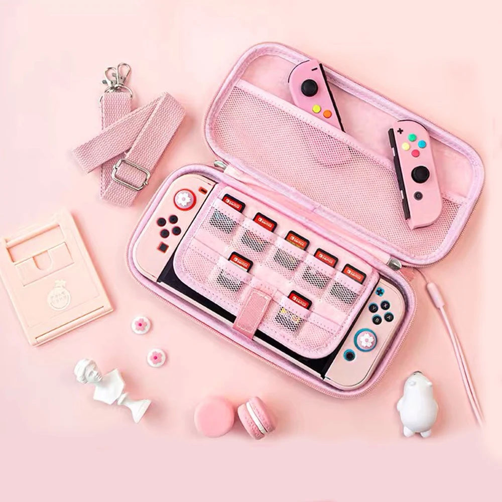 Pink Switch Case 🌸 Nintendo Switch Bag, Cases | Pink Gaming