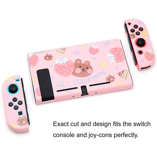 Nintendo Switch/ Lite Case - Fruity Pink Bear
