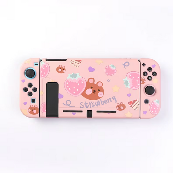 Nintendo Switch/ Lite Case - Fruity Pink Bear