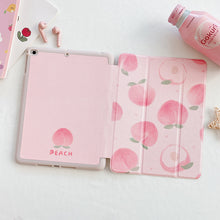 Load image into Gallery viewer, Strawberry Fields and Peachy Paradise - iPad Case
