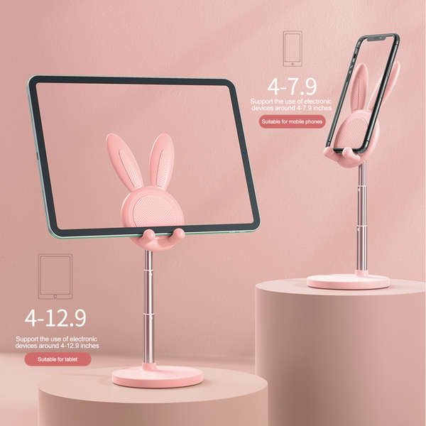 Pink Rabbit Stand Support