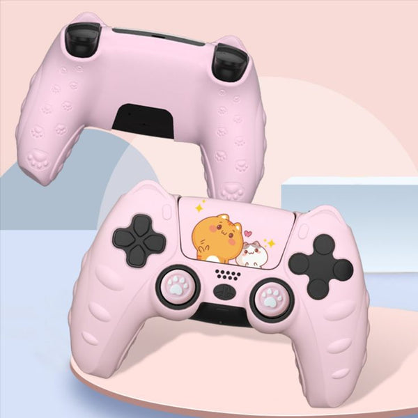PS5 Dualsense Controller Cat Paw Protective Cover Set