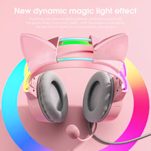 Load image into Gallery viewer, X15 Pro - Pink Illuminated Headband Gaming Headset
