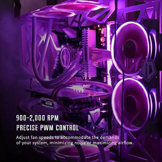 ARGB Temperature Controlled PC Fan - ID-Cooling ZF-12025