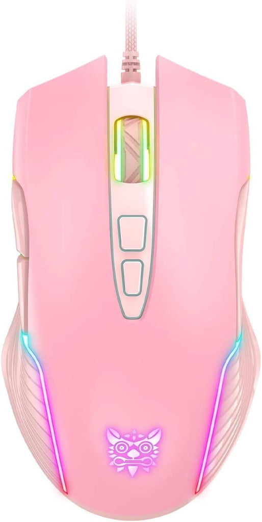 Pink RGB Gaming Mouse โก RGB Gaming Mouse | Pink Gaming