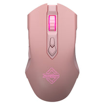 Load image into Gallery viewer, Pink Ray AJ52 PRO - 8 Keys Three-mode Bluetooth/Wireless/Wired RGB Gaming Mouse
