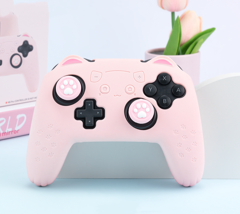 Pink Nintendo Switch Controller Cover | Pink Gaming 🌸