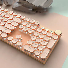 Cargar imagen en el visor de la galería, V20 Teclado Mecánico Inalámbrico Tri-Mode Estilo Steampunk
