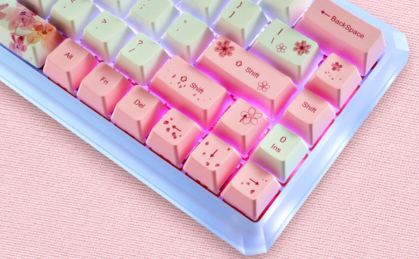 Sakura Keycaps OEM Height Five-sided Sublimation