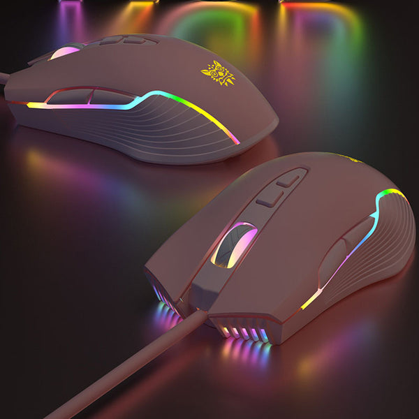 Bony CW905 - Pink Wired Mouse