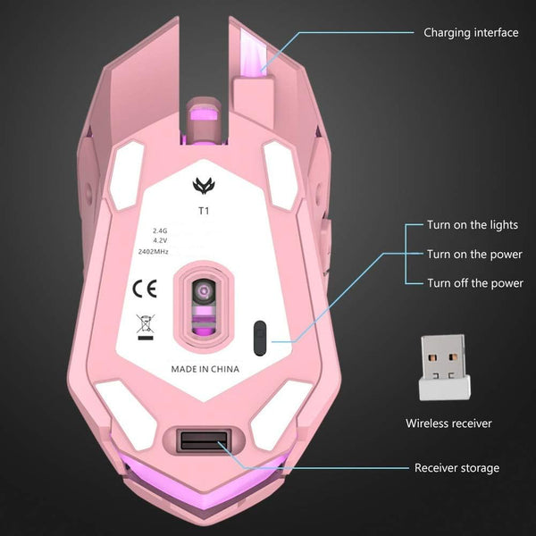 Rose Alien Dragon - Gaming Mouse