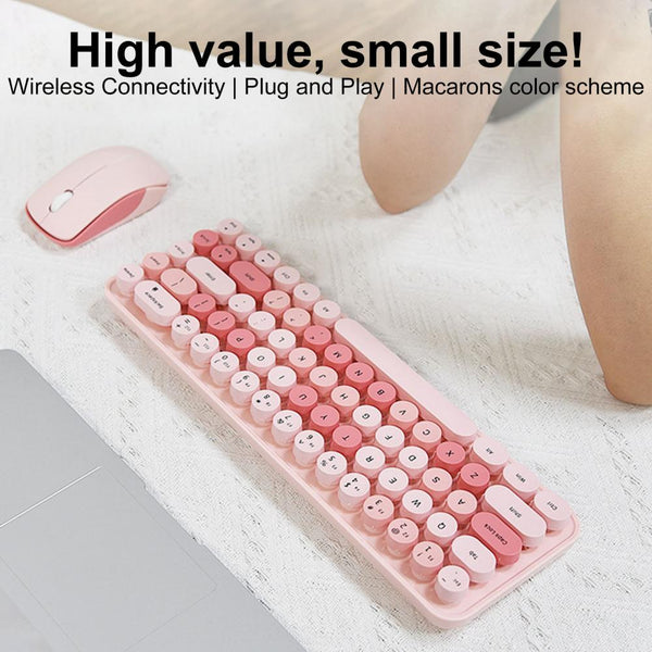 MOFII Macaron 2.4G Wireless Keyboard And Mouse Set