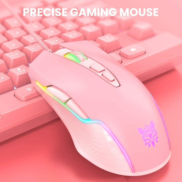 Bony CW905 - Pink Wired Mouse