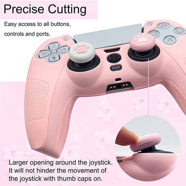 PS5 Dualsense Controller Pink Cover