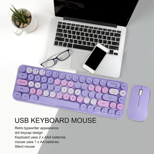 MOFII Macaron 2.4G Wireless Keyboard And Mouse Set