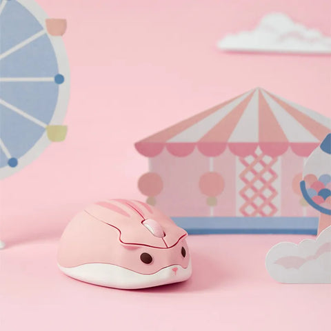 Pink Wireless Cat Mouse