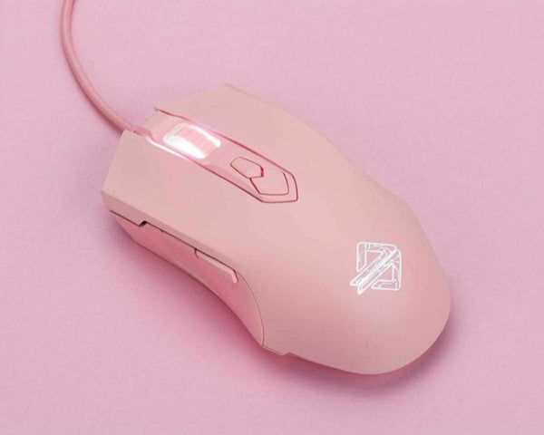 Pink Ray AJ52 - USB RGB Wired Gaming Mouse