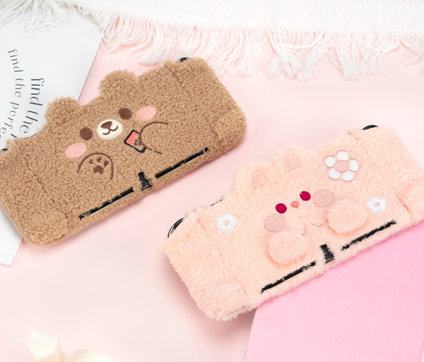 Nintendo Switch and OLED Case - Pink Bunny