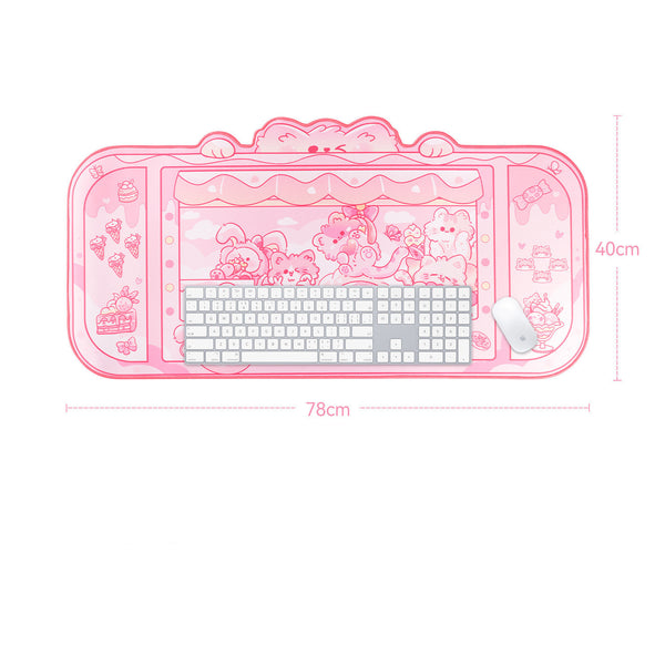 Cute Kitties Game Machine Large Mouse Pad