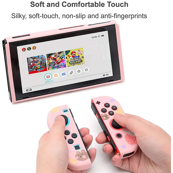 Nintendo Switch/ Lite Case - Fruity Pink Bear