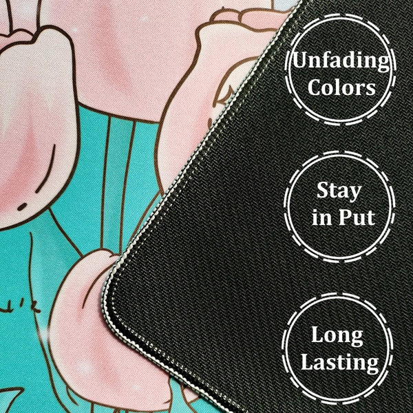 Cuties in Garden - Super Cute Cartoon Mouse Pad