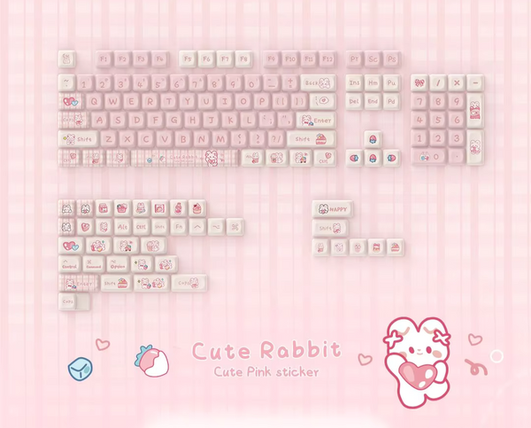 Snack Bunny MOA Keycaps