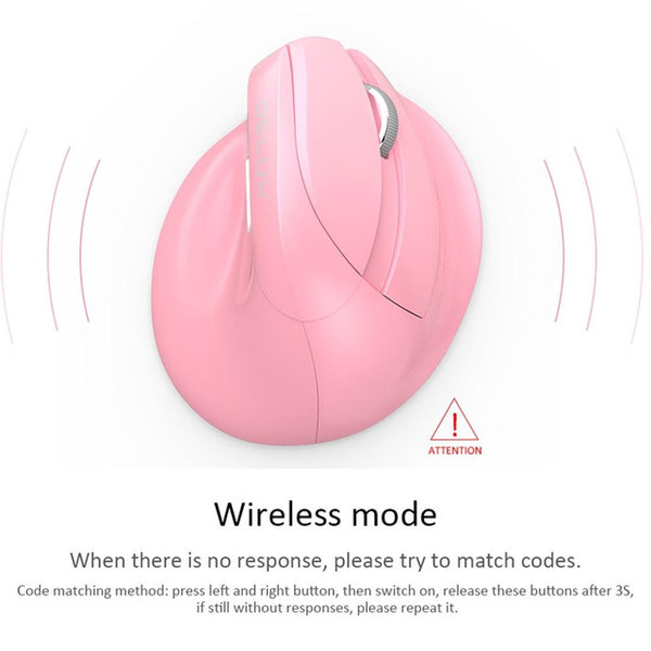 Ergonomic Wireless Mouse - Delux M618 Mini