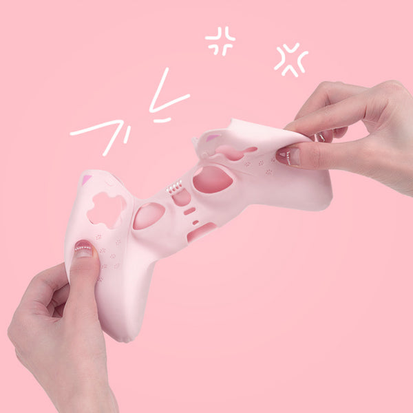 Nintendo Switch Pro Controller Cover - Pink Kitty Face