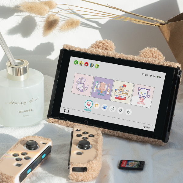 Nintendo Switch and OLED Case - Pink Bunny