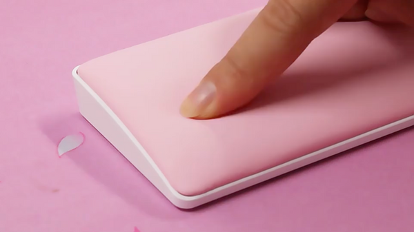 Pink PU Leather Keyboard Wrist Rest