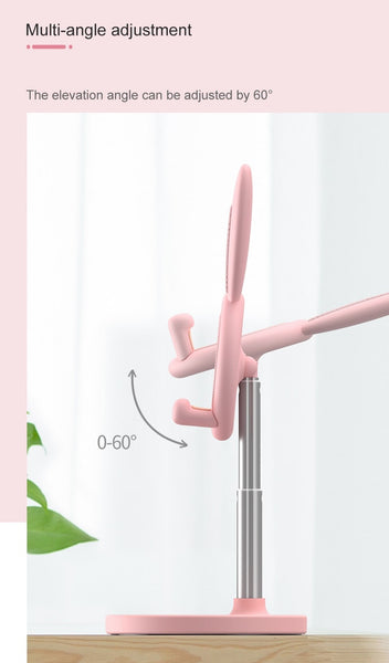 Pink Rabbit Stand Support