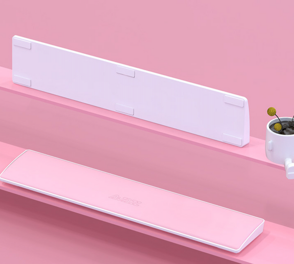 Pink PU Leather Keyboard Wrist Rest