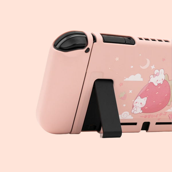 Nintendo Switch Protective Case - Strawberry Bunny