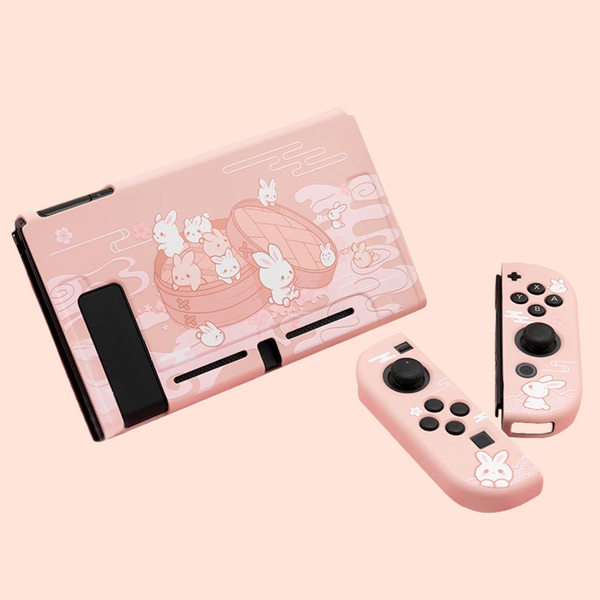 Nintendo Switch for Joy-Con and Console Cover - Pink Rabbit