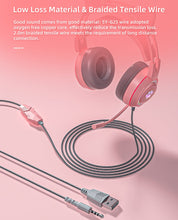 Cargar imagen en el visor de la galería, Auriculares Gaming - Pink Fluffy Cat Paw (SY- G25)

