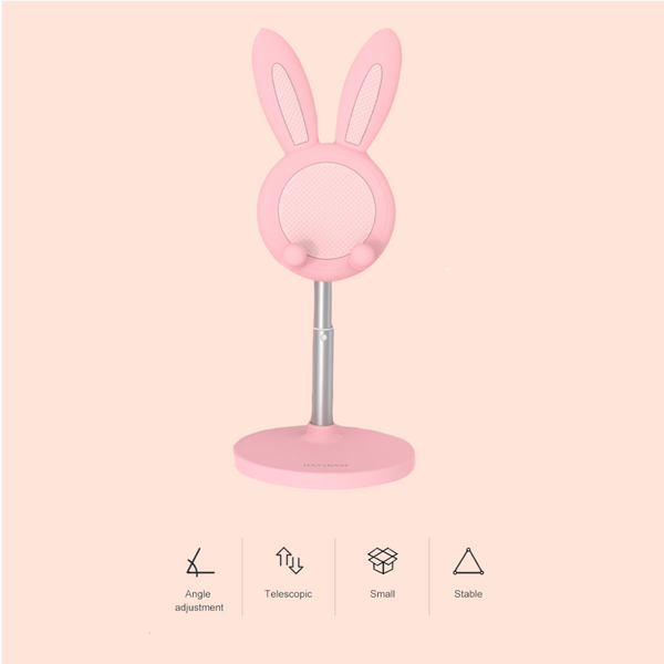 Pink Rabbit Stand Support