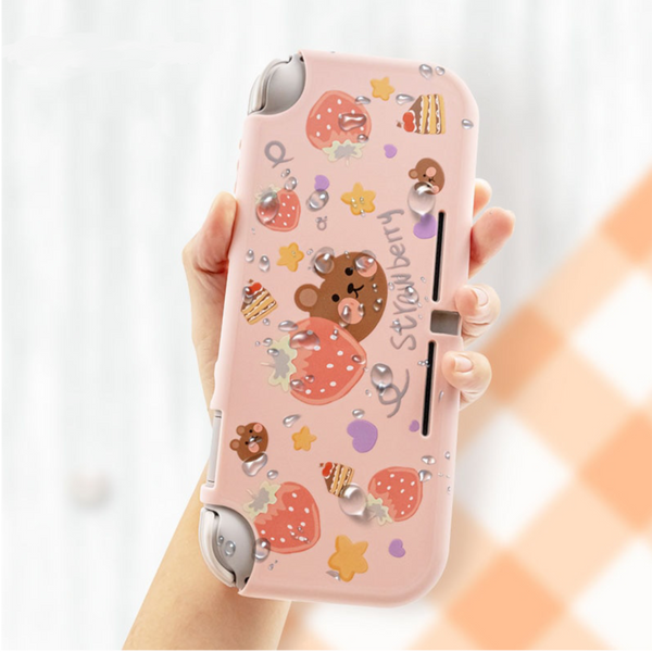 Nintendo Switch/ Lite Case - Fruity Pink Bear