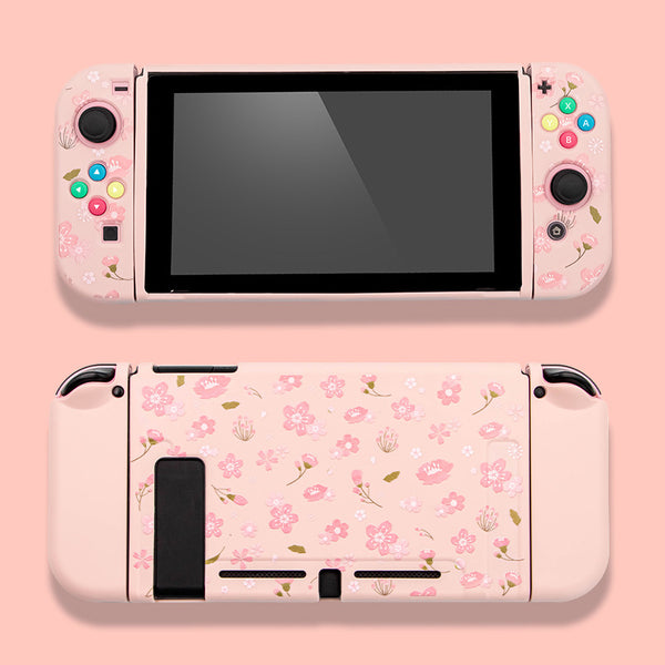 Nintendo Switch  and Lite Console Cover - Fallen Flowers